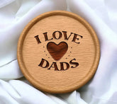 I Love My Dads Heart SVG SVG